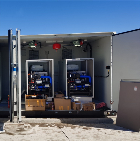 500m3/H 1MW کنتینر هیدروژن ژنراتور الکترولیزر آب برای نیروگاه سلول سوخت
