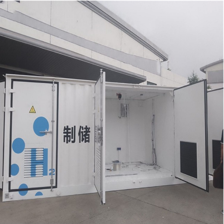500m3/H 1MW کنتینر هیدروژن ژنراتور الکترولیزر آب برای نیروگاه سلول سوخت